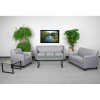 Flash Furniture BT-827-SET-GY-GG reception group in Gray
